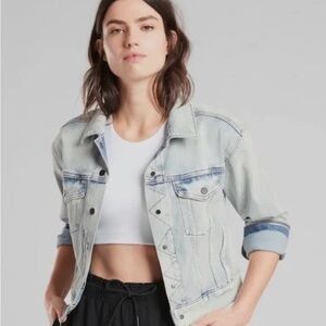 Athleta double time jean jacket xs Excellent Condition